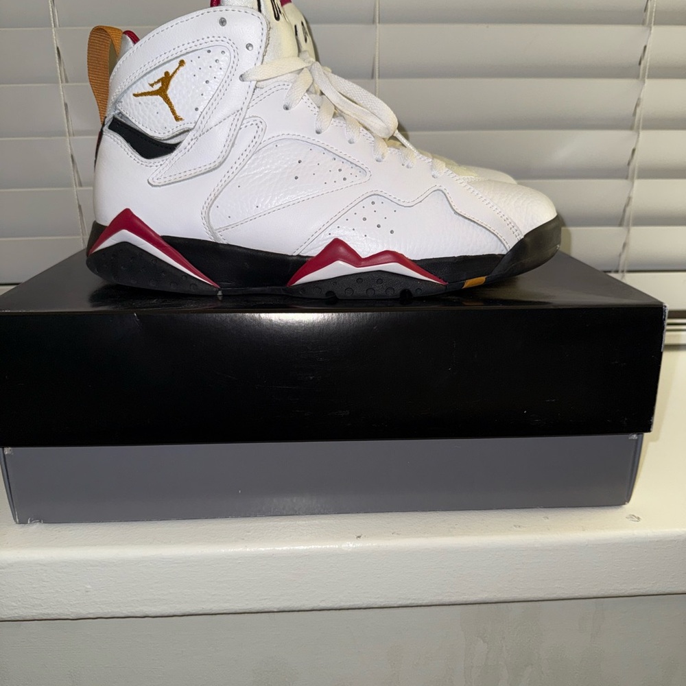 Authentic Air Jordan 7 Retro White Sneakers